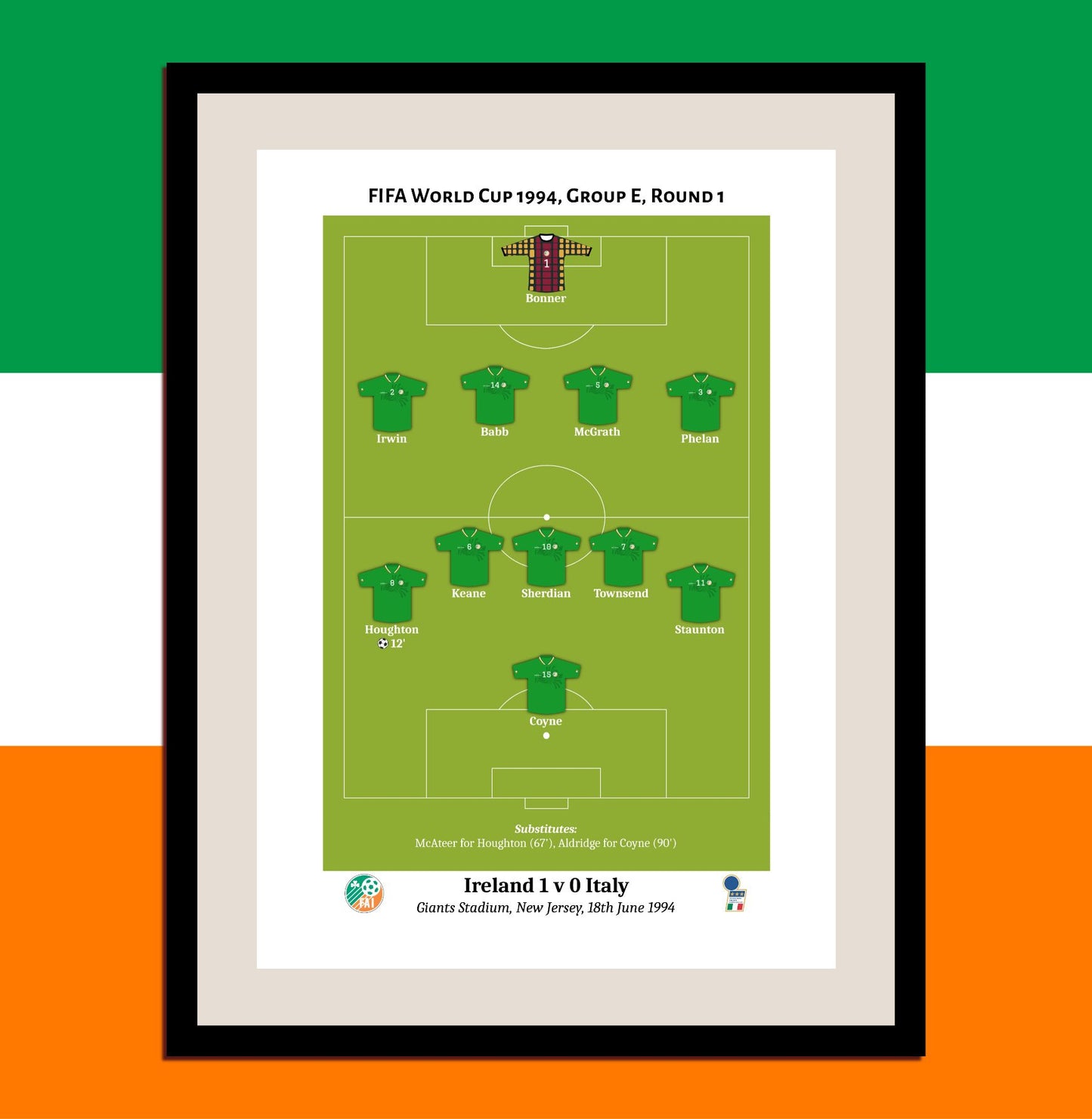 Ireland v Italy World Cup 1994