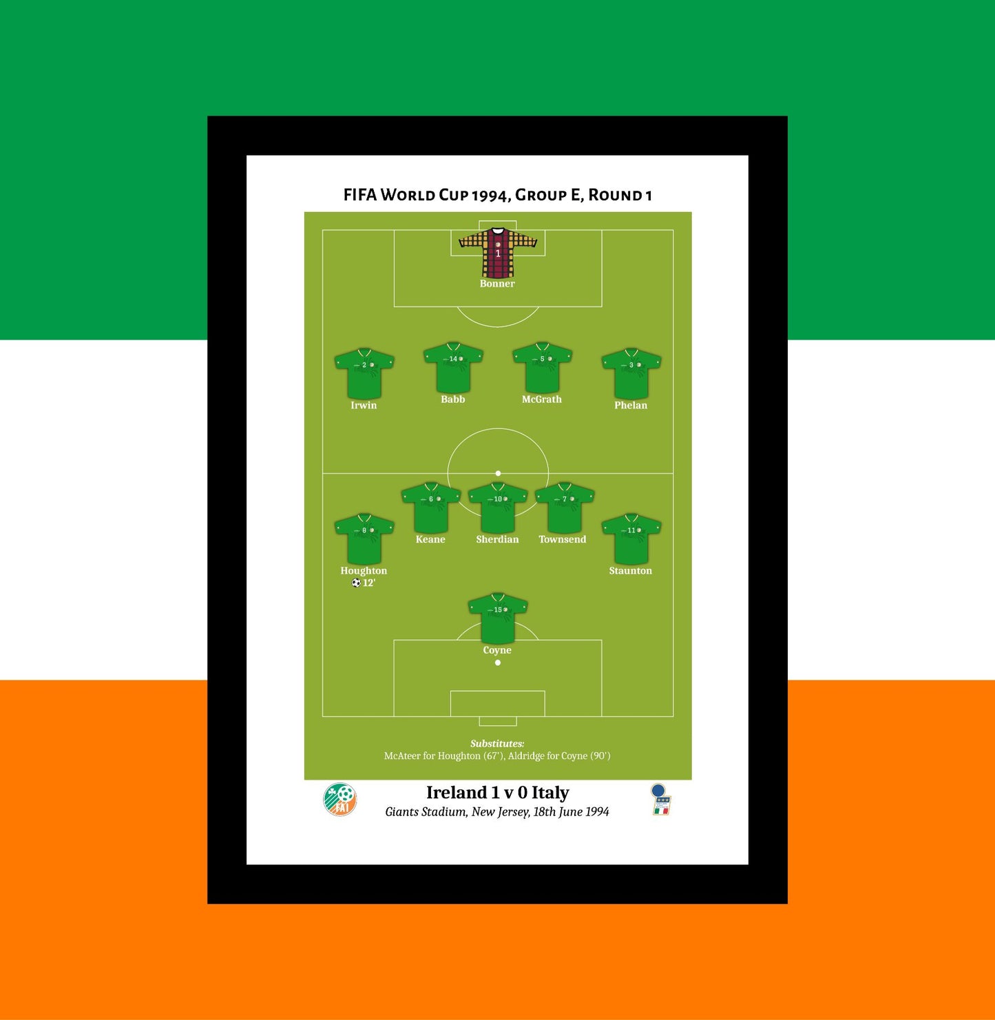 Ireland v Italy World Cup 1994