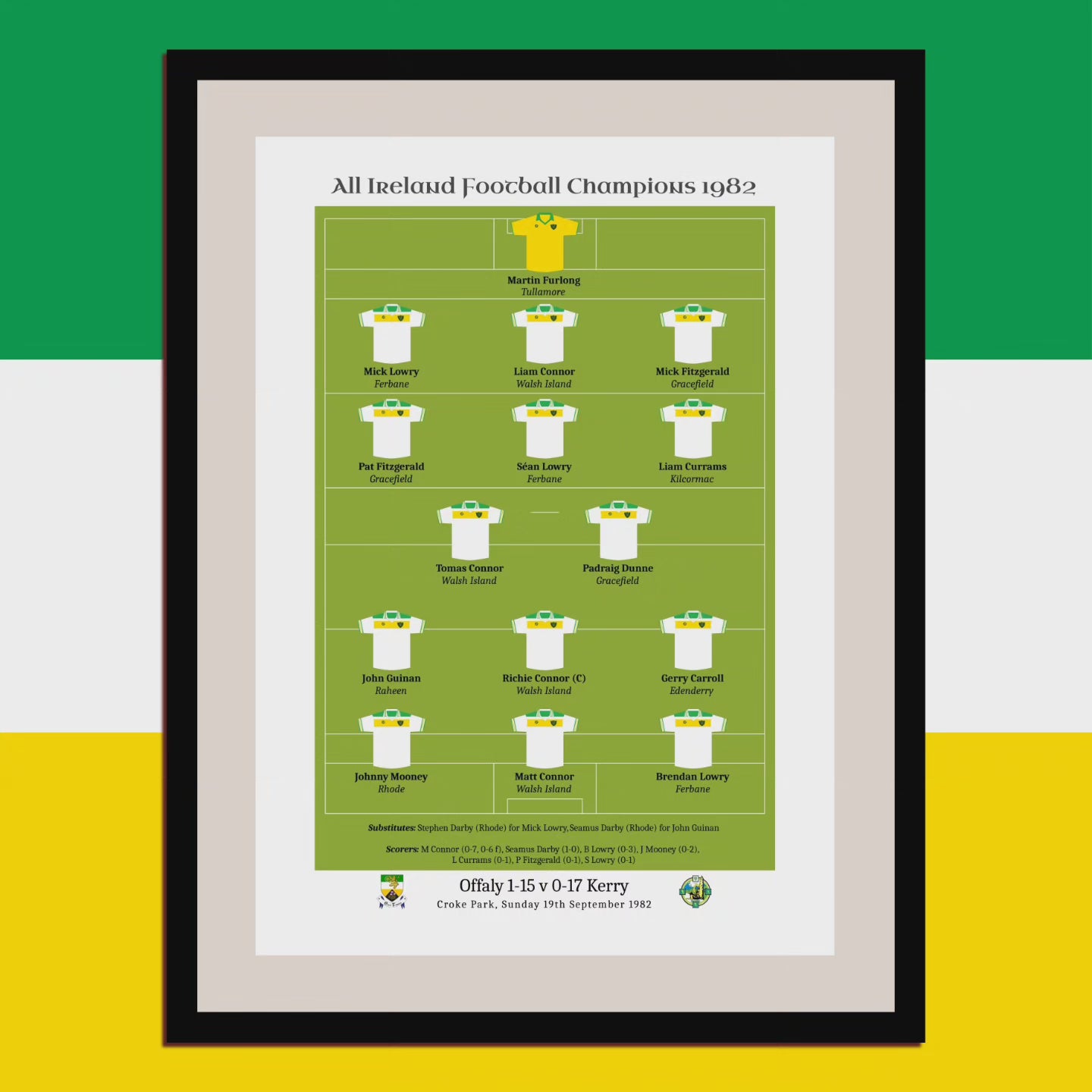 Offaly 1982 All Ireland Champions
