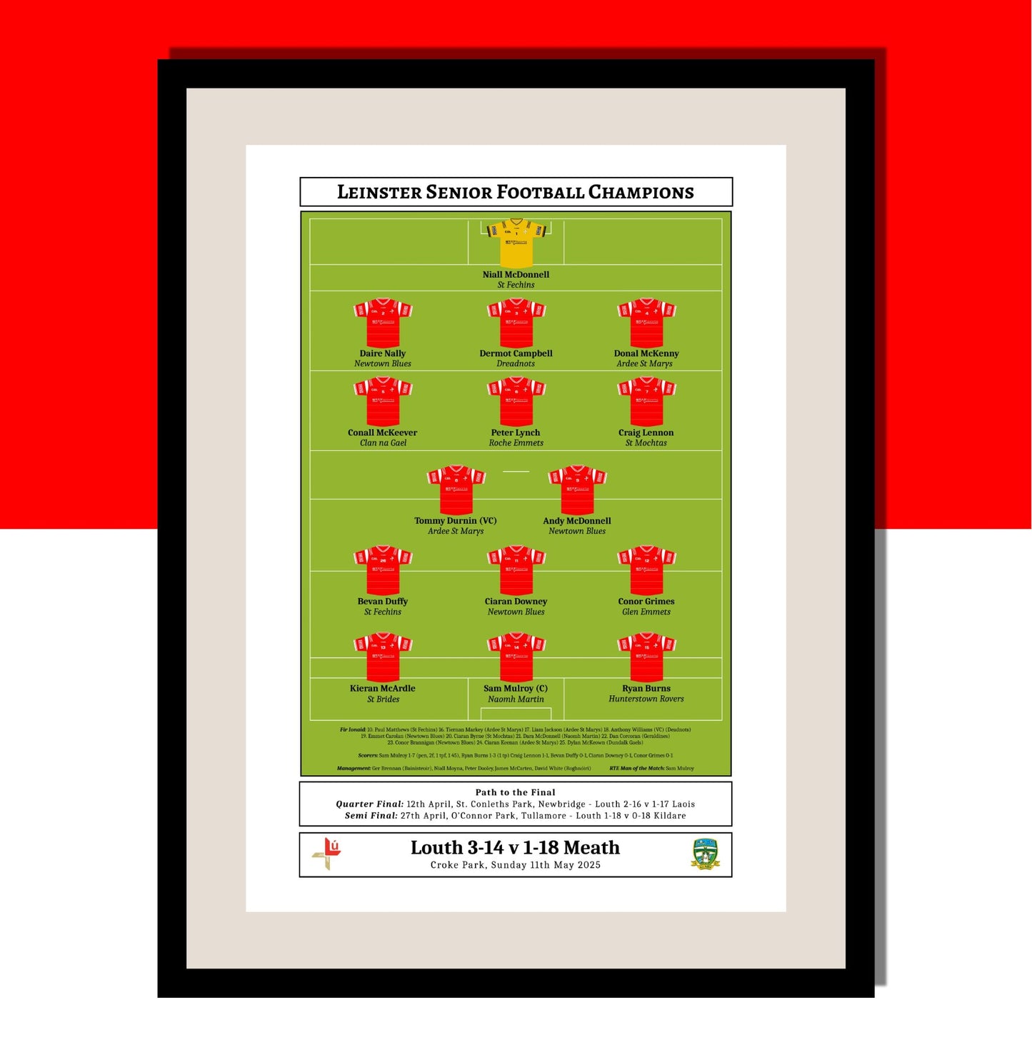 Louth 2025 Leinster Champions