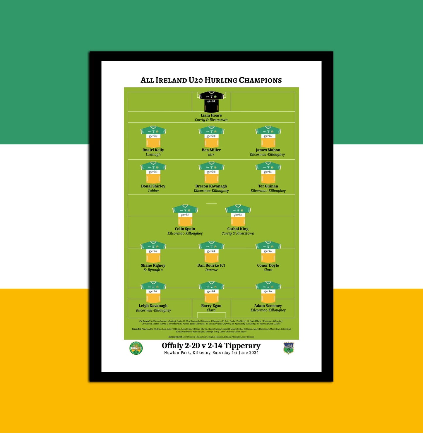 Offaly - U20 All Ireland Champions 2024