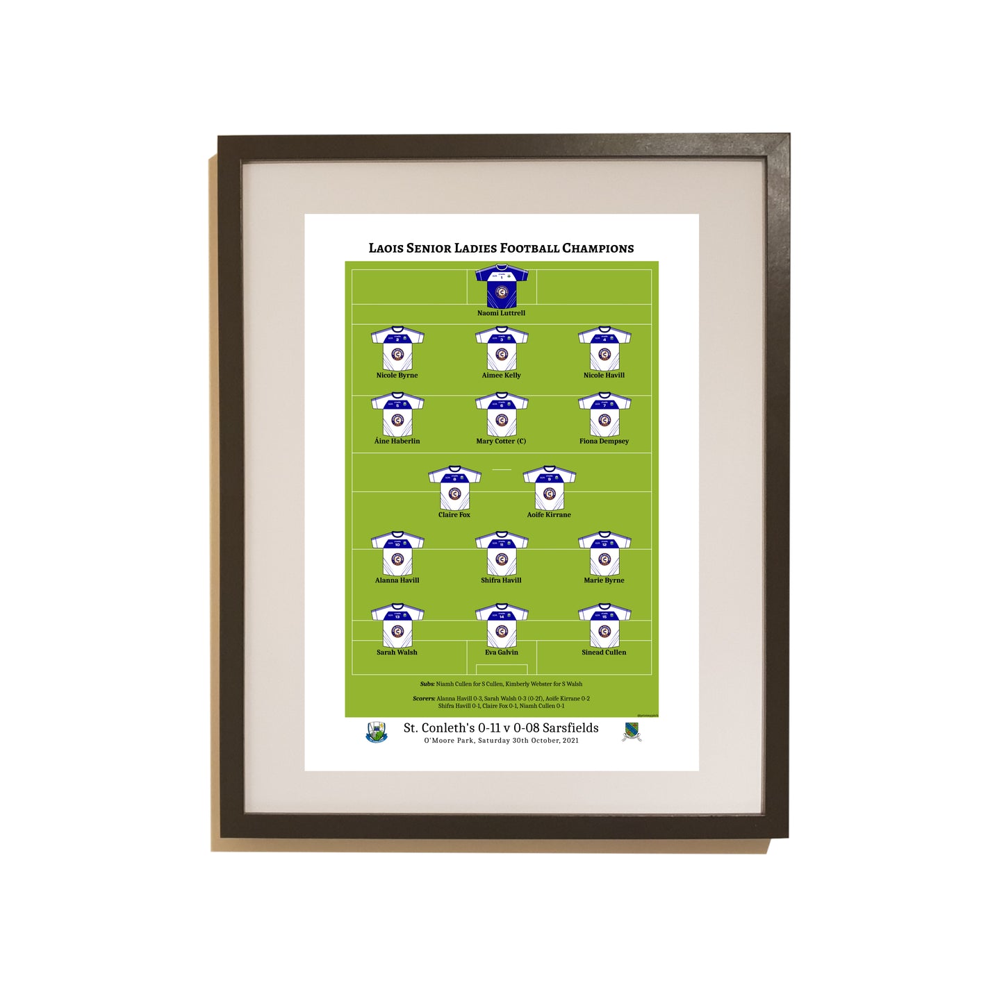 St. Conleth's - Laois Senior Ladies Champions 2021