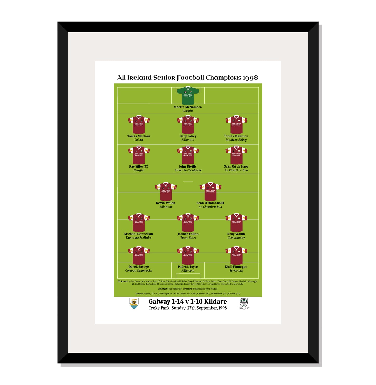 Galway 1998 All Ireland Champions