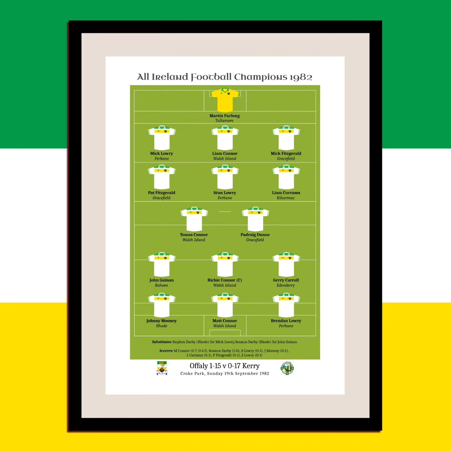 Offaly 1982 All Ireland Champions