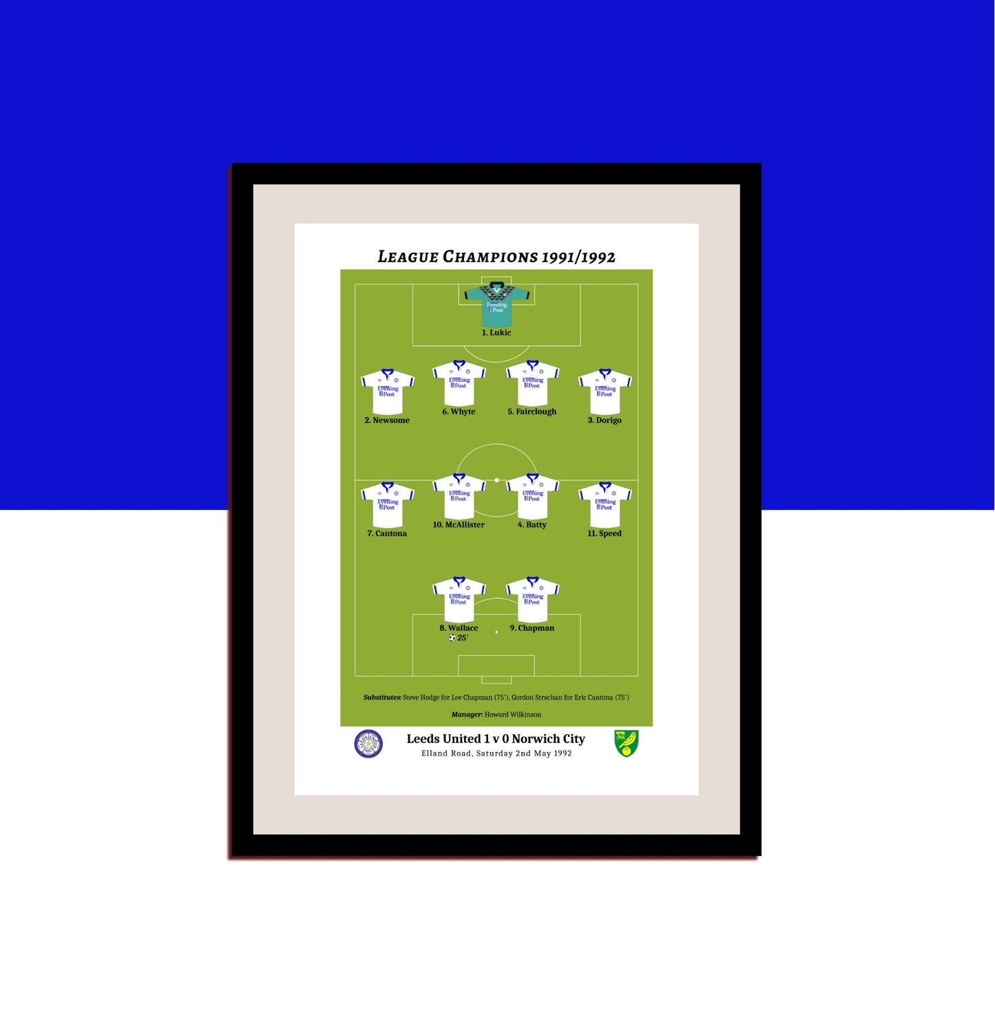 Leeds 1992 First Division Champions