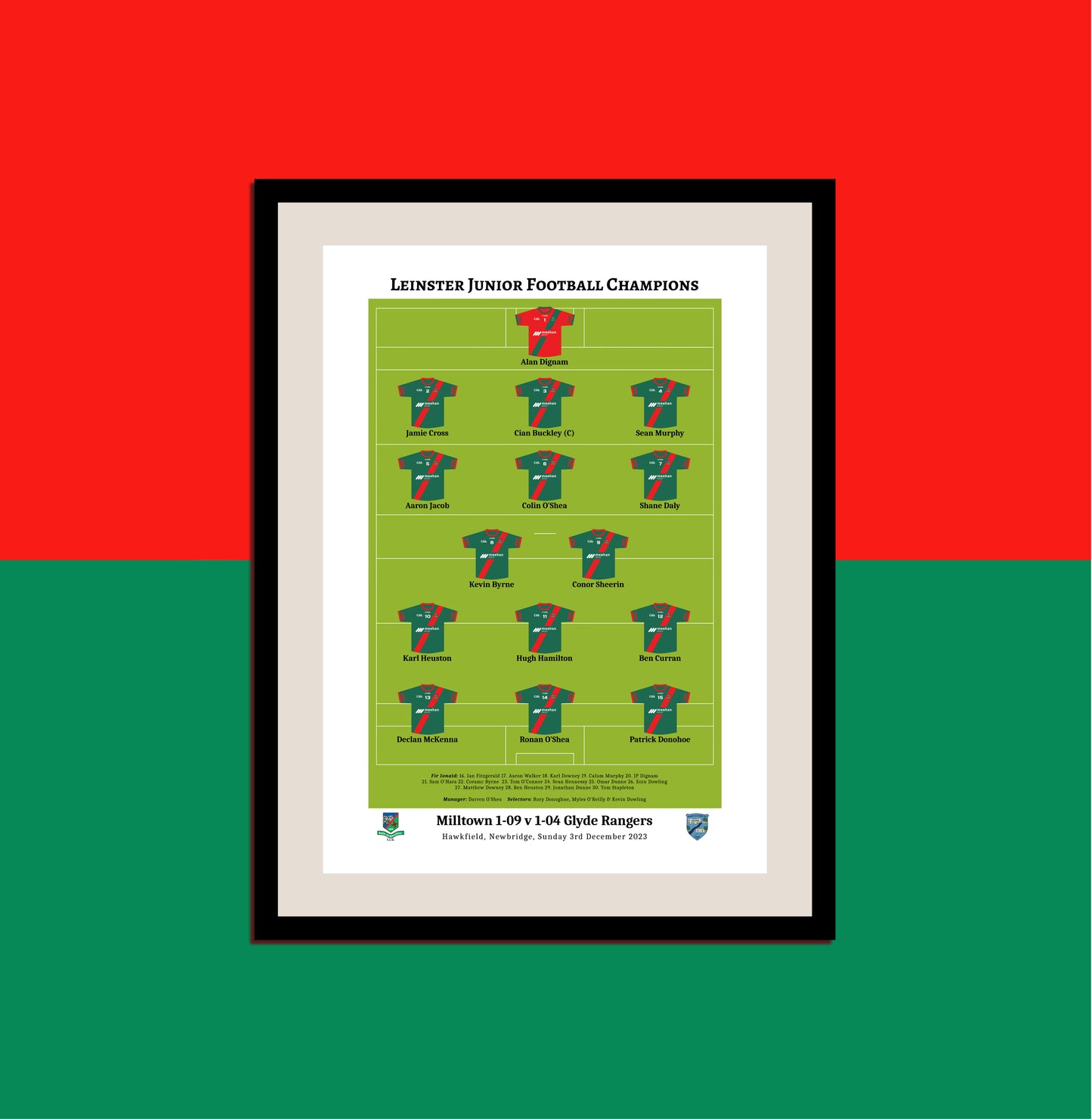 Milltown Leinster Junior Champions 2023
