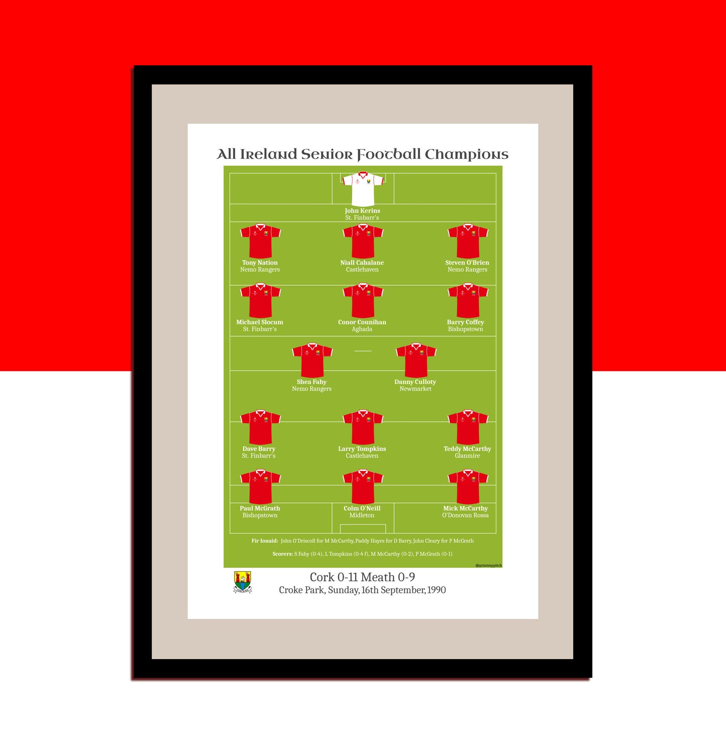 Cork 1990 All Ireland Football Champions