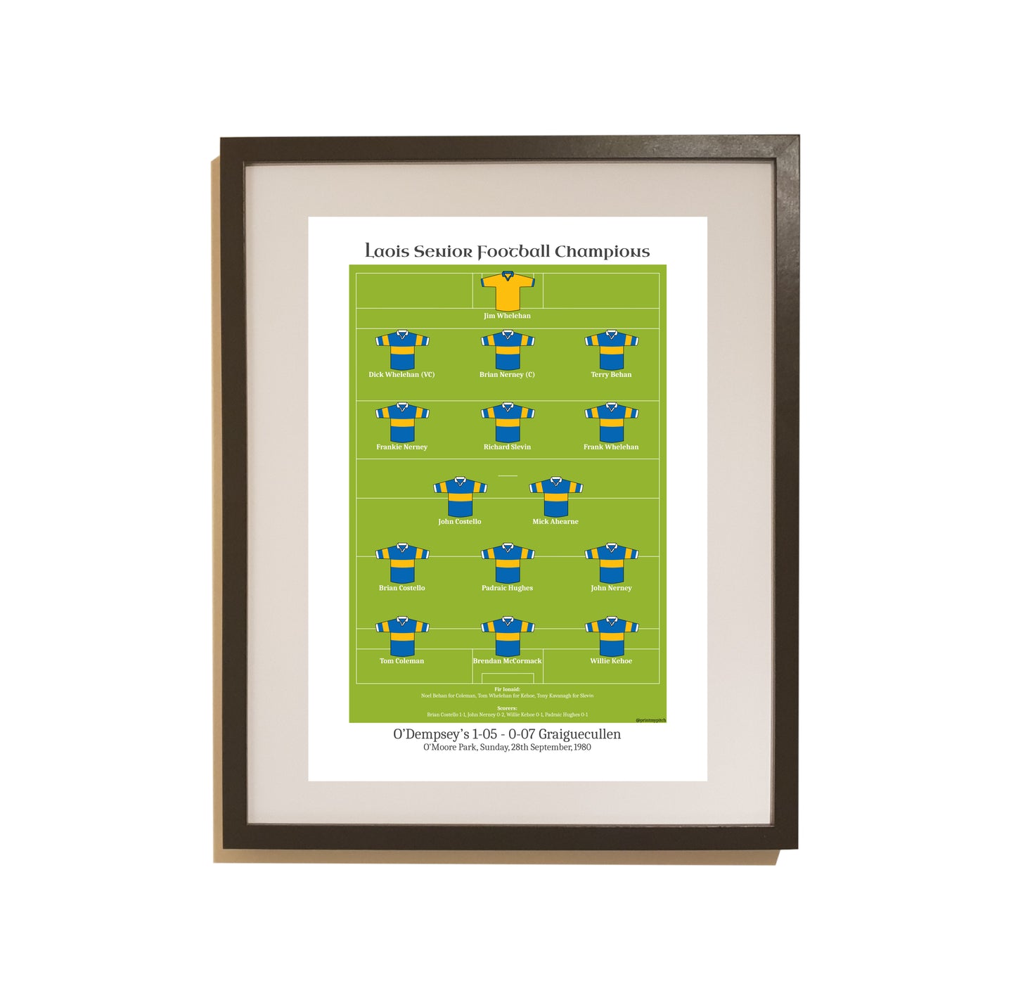 O Demspey's - Laois Senior Champions 1980